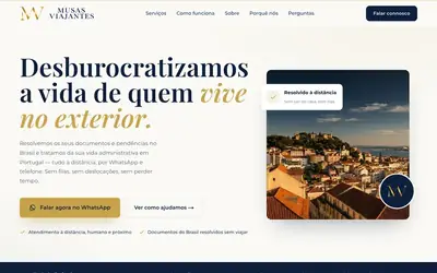 Miniatura do site de Musas Viajantes