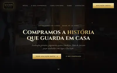 Miniatura do site de Nuno Neves Antiguidades