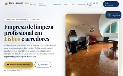 Miniatura do site de Royal Diamond Clean