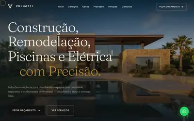 Miniatura do site de Volcatti